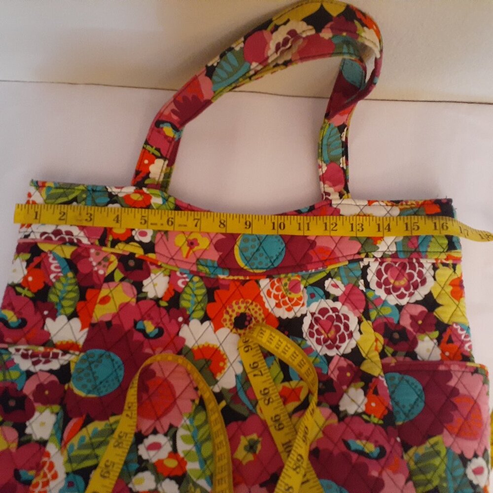Vera Bradley Fabric Quilted Tote Bag - Picture 11 of 16
